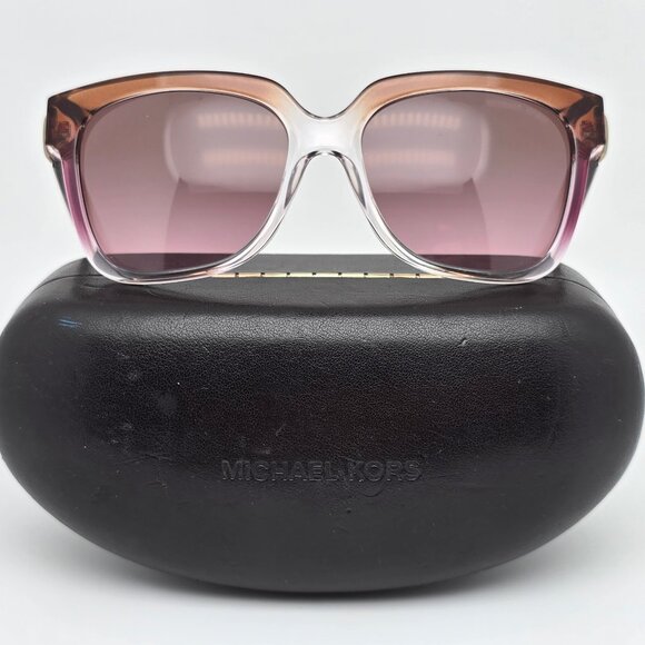 Michael Kors MK2054 Ena 328614 Brown Frame Brown Gradient Lens Sunglasses w Case - Picture 1 of 16